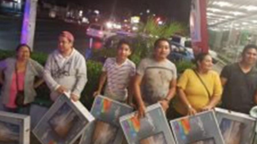 Venden teles de 55 pulgadas en 8.990 pesos en Acapulco