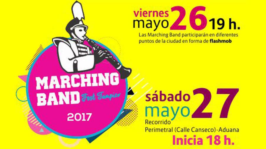 Se llevara a cabo en Tampico el "Marching Band Fest 2017" 