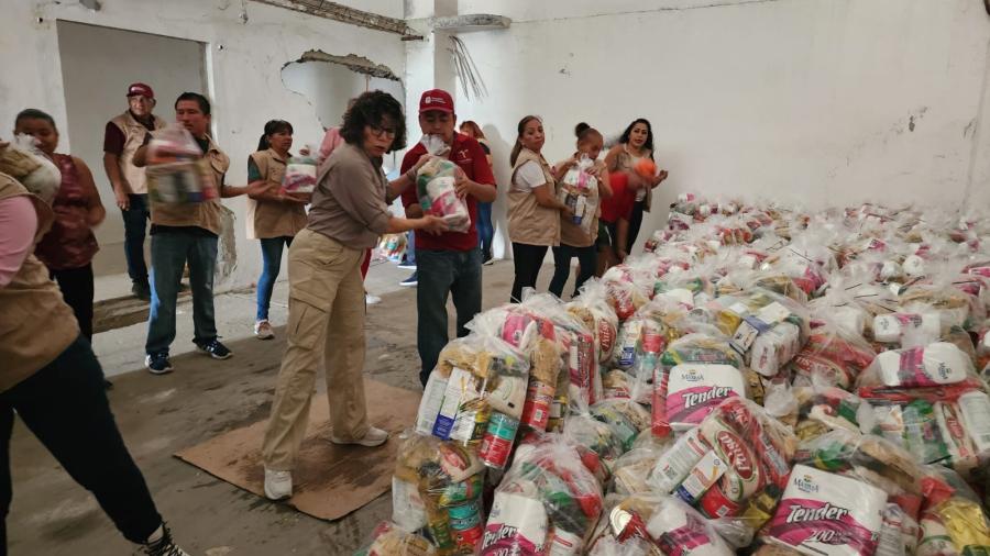 Entregan Estado y Federación, más de 16 mil apoyos a damnificados en Reynosa