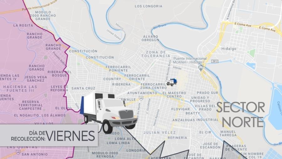 Recuerde, este viernes pasa el camión de la basura en el sector Norte