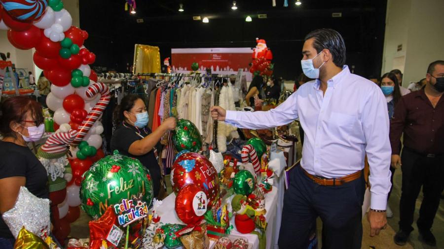 Ofrece Expo Comercial Navideña productos de emprendedores reynosenses