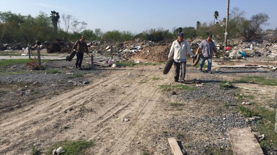 Realizan saneamiento de predio 