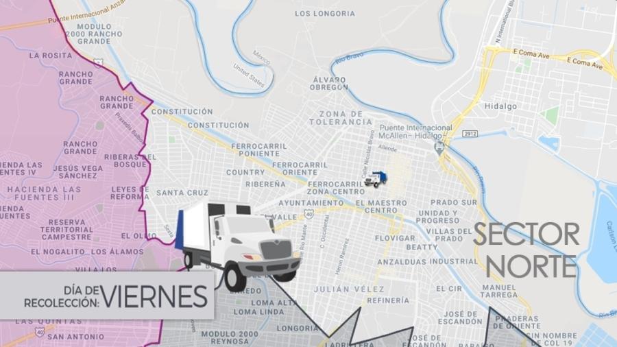 Recuerde, este viernes pasa el camión de la basura en el sector Norte