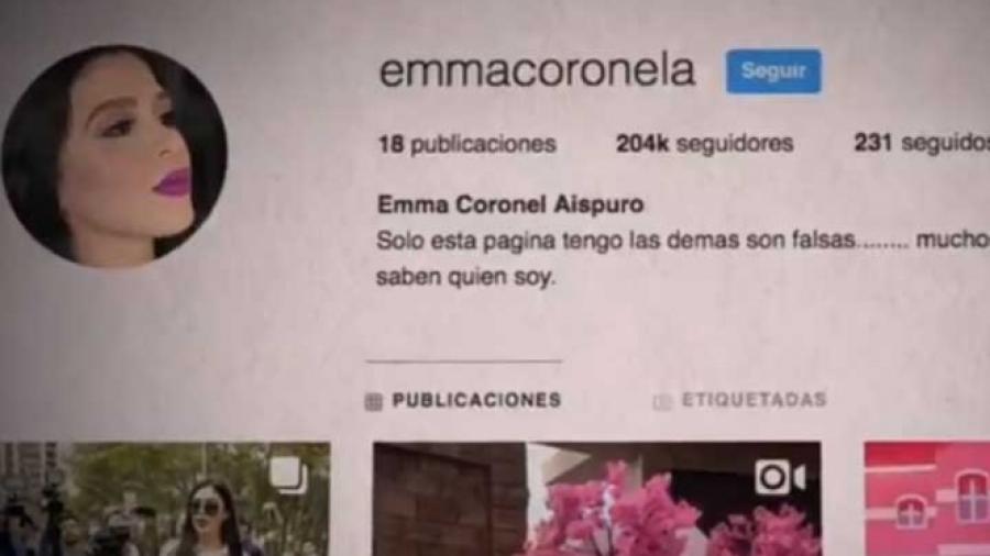 Emma Coronel niega tener redes sociales