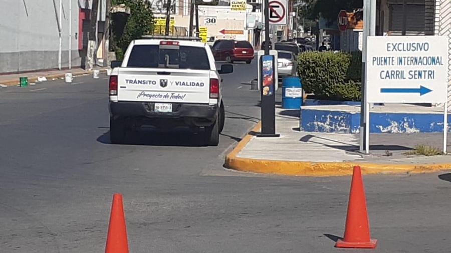 Participa Tránsito en filtro sanitario de cruces internacionales