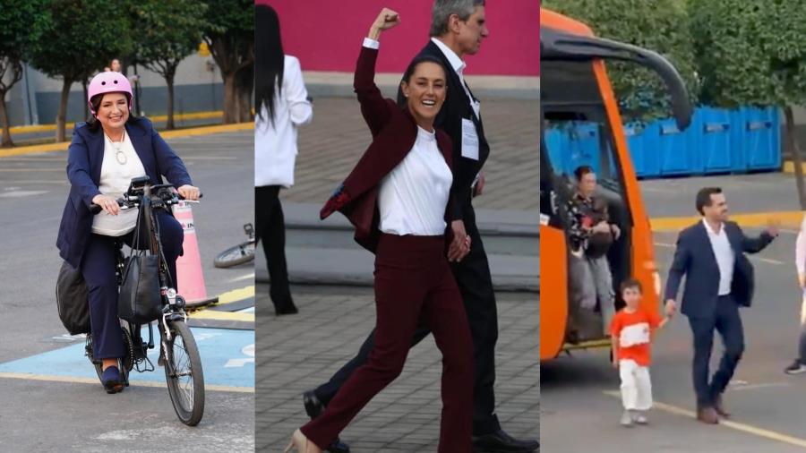 Así fue la llegada de las candidatas y el candidato al primer debate presidencial