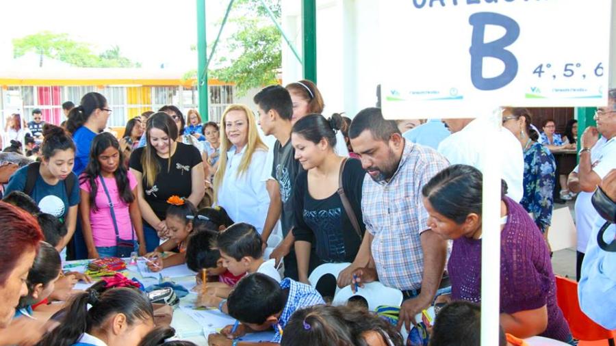 Realizan primer concurso municipal de dibujo infantil en Altamira