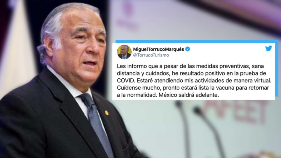 Secretario de Turismo, da positivo a coronavirus