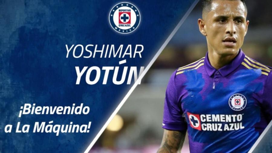 Cruz Azul hace oficial la llegada de Yoshimar Yotún