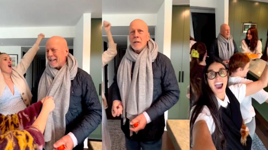 Bruce Willis reaparece hablando en un emotivo vídeo