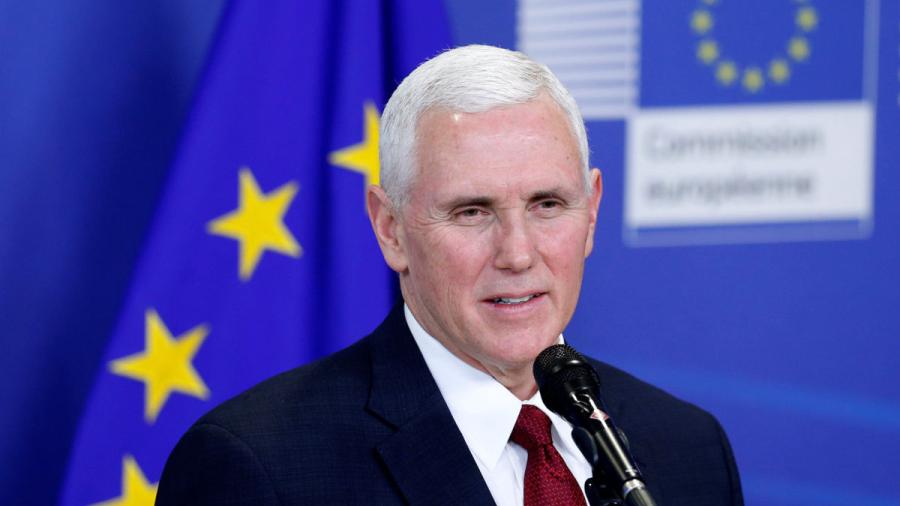 Pence expresa 'fuerte compromiso' de Trump con la UE