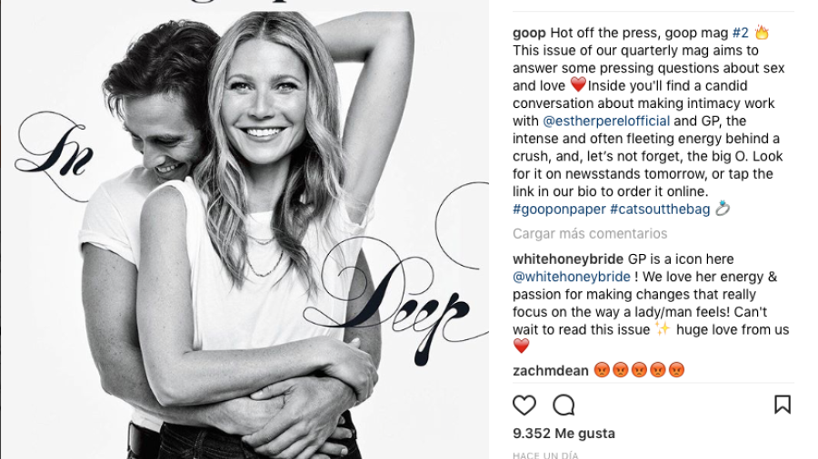 Gwyneth Paltrow anuncia compromiso