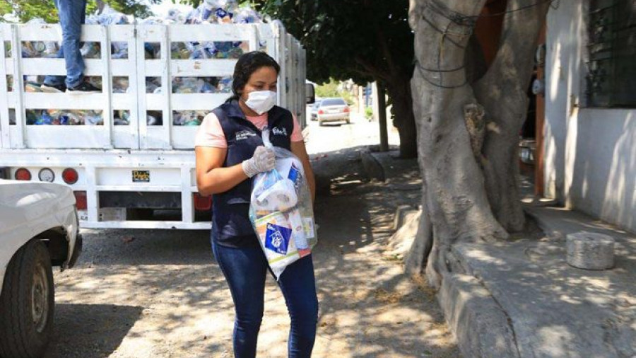 Entrega Gobierno de Tamaulipas apoyo alimentario a familias vulnerables