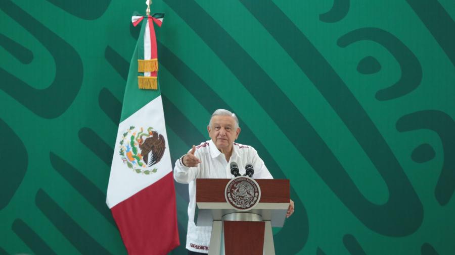 Reitera presidente López Obrador su respaldo al gobernador Américo Villarreal