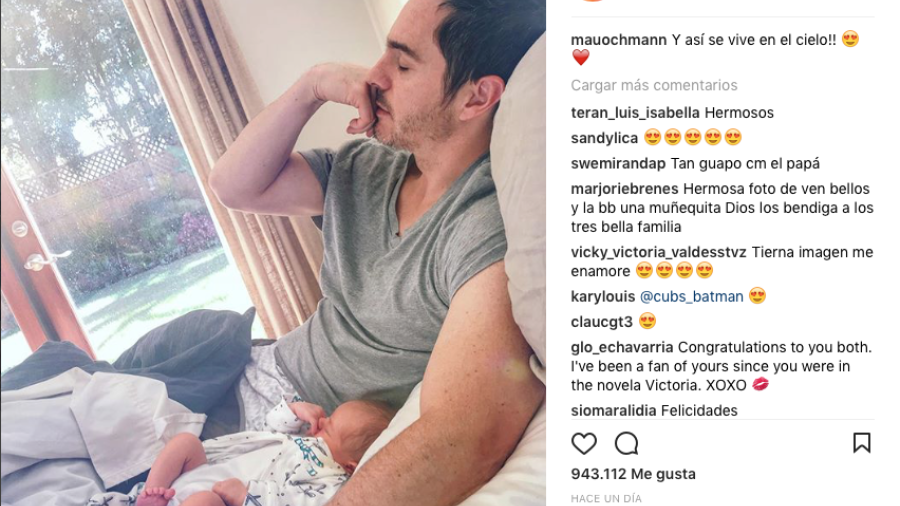 Mauricio Ochman comparte foto de su hija