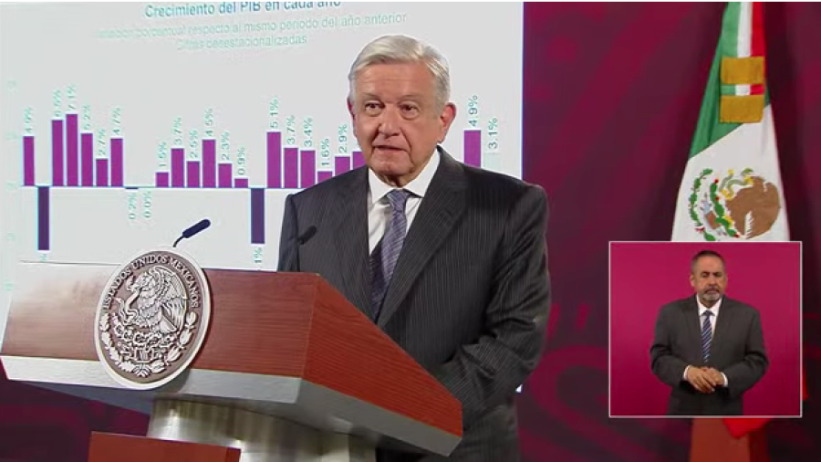 Economía mexicana creció más que EU y China: AMLO