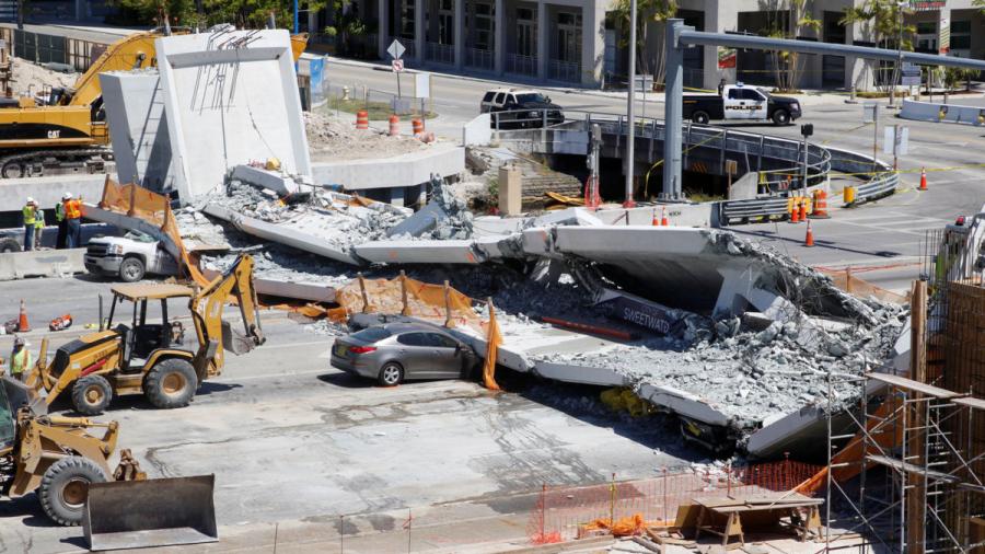 Primer demanda por derrumbe de puente en Miami