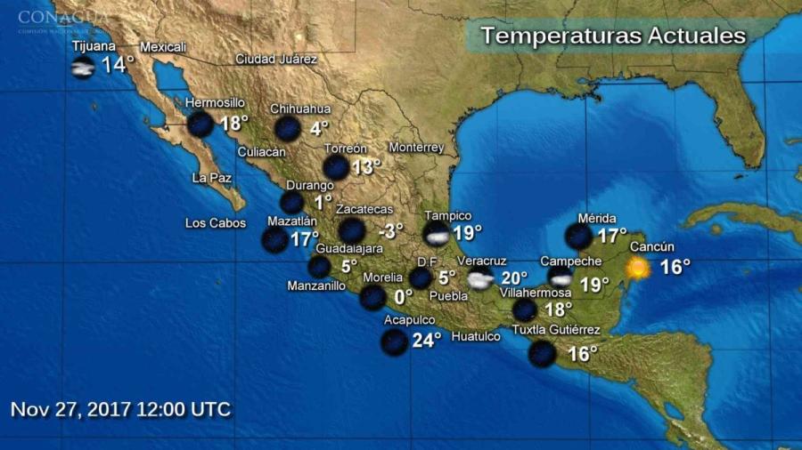 Ambiente fr&iacute;o prevalecer&aacute; en gran parte del pa&iacute;s