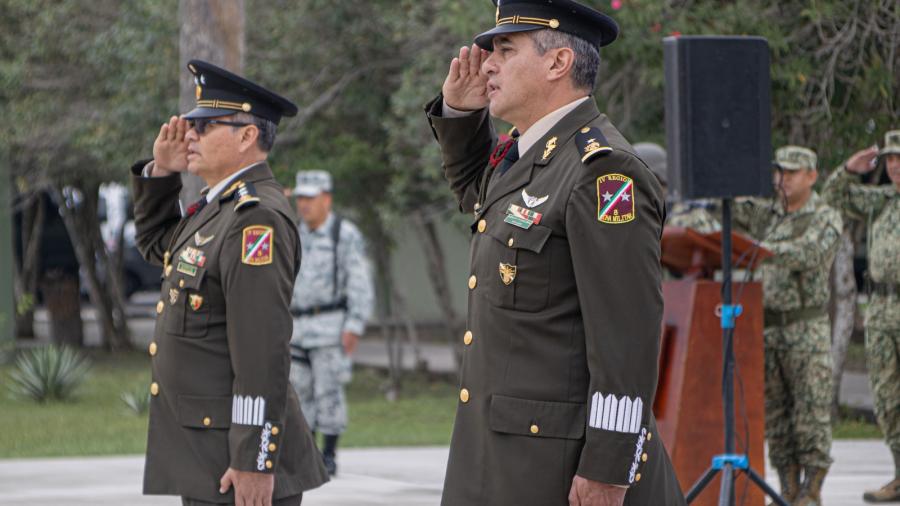 General Brigadier Luis Victoria Corte asume el mando de la Guarnición Militar en Matamoros