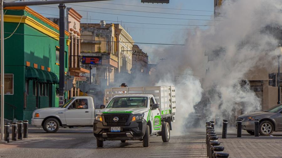 Activa Gobierno de Matamoros  intensa campaña de fumigación