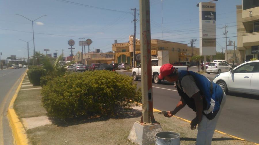 Rehabilita Servicios Primarios señalamientos de Blvr. Morelos