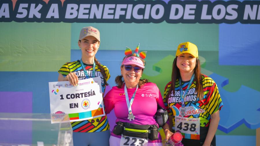 Reconoce DIF Reynosa el respaldo solidario de empresas en carrera con causa