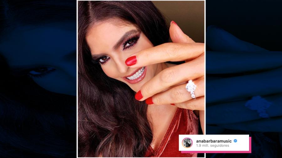 Ana Bárbara ¡se va a casar! 