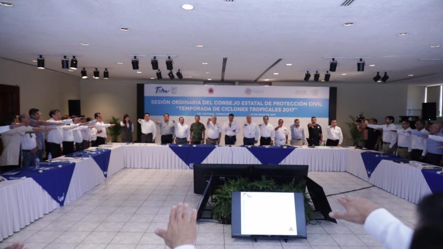 Instalan Consejo de Protección Civil por inicio de temporada de huracanes