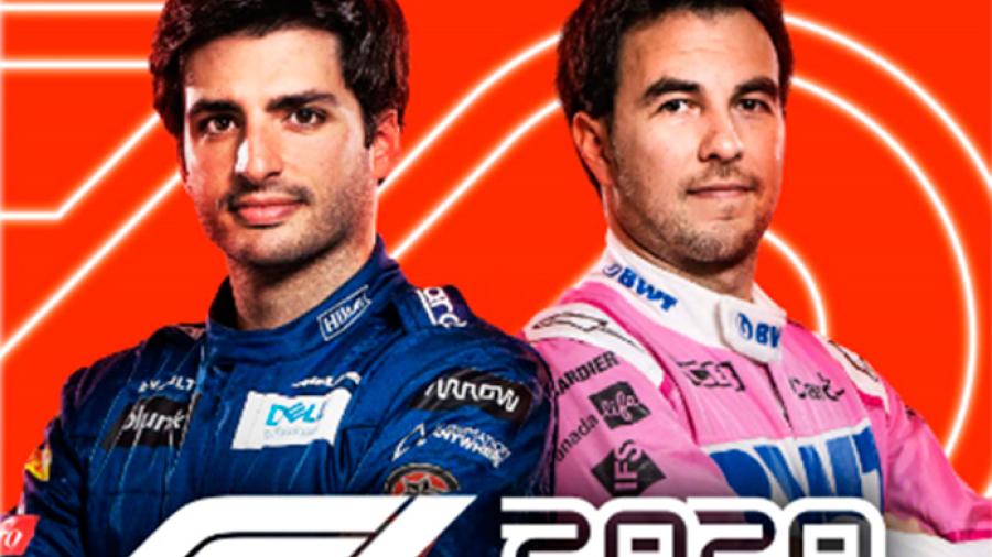 Sergio "Checo" Pérez en una de las portadas del videojuego de la Fórmula 1