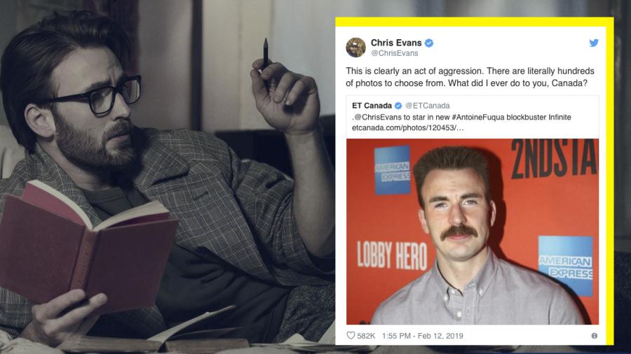 Chris Evans se rebela contra una televisión de Canadá por una foto