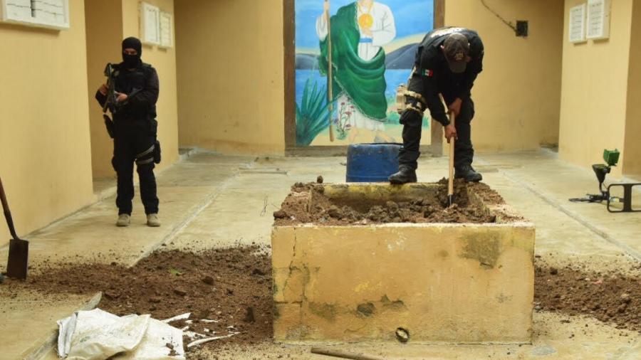 Aseguran fusiles de alto calibre en Penal de Reynosa 