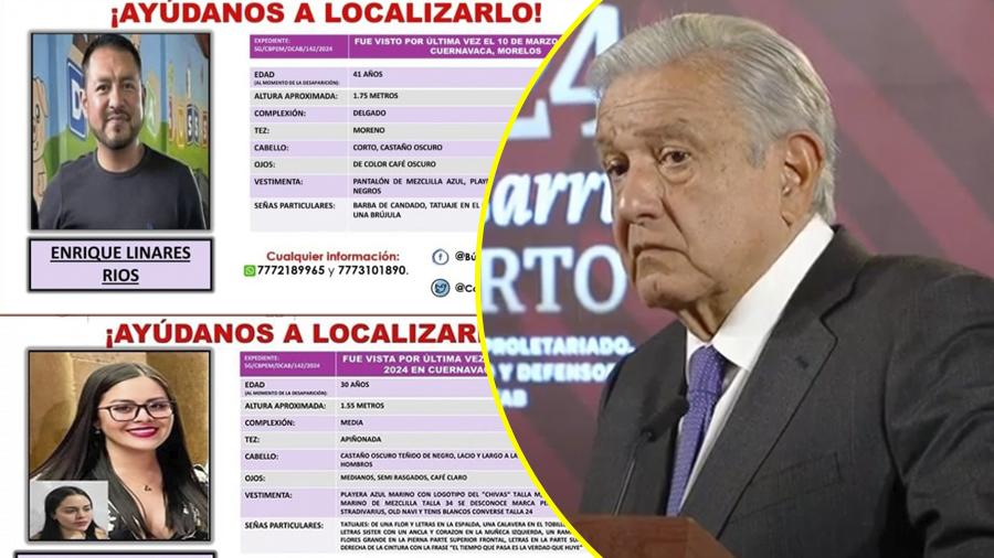 Confirma AMLO desaparición de dos agentes de la FGR que investigaban el Caso Ayotzinapa