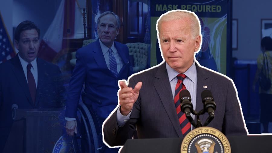 Analiza Joe Biden sancionar a gobernadores que se niegan al uso de cubrebocas