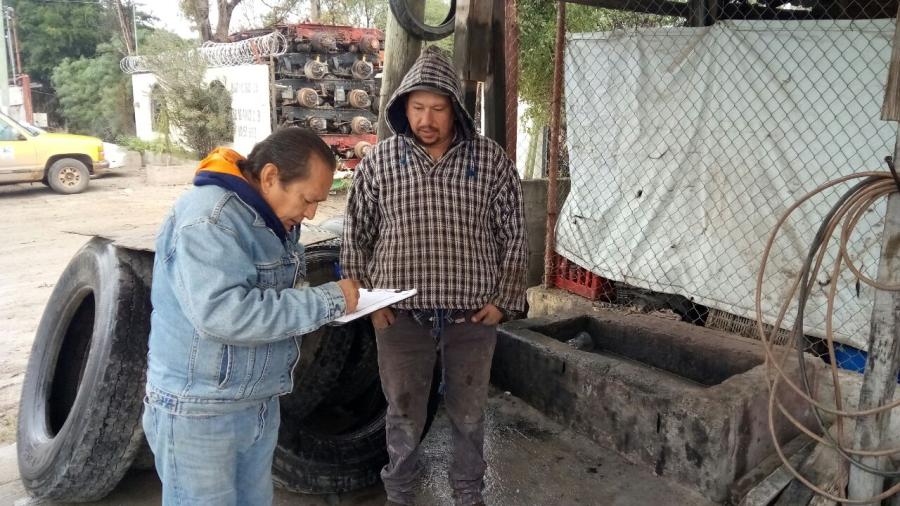Levantan censo de vulcanizadoras en Nuevo Laredo