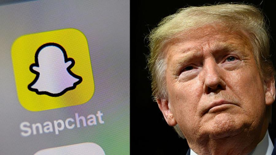 Snapchat dejará de promocionar perfil de Trump por "incitar a la violencia"