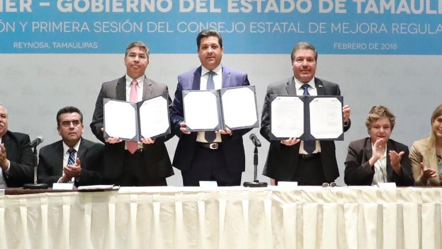 Acuerda Gobierno de Tamaulipas simplificar trámites para incentivar crecimiento