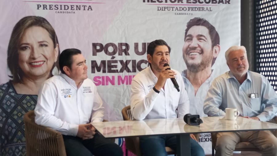 Inicia campaña Héctor Escobar candidato a diputado federal por Matamoros 