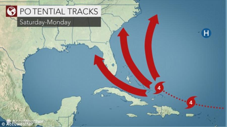 Huracán Irma podría llegar a EU