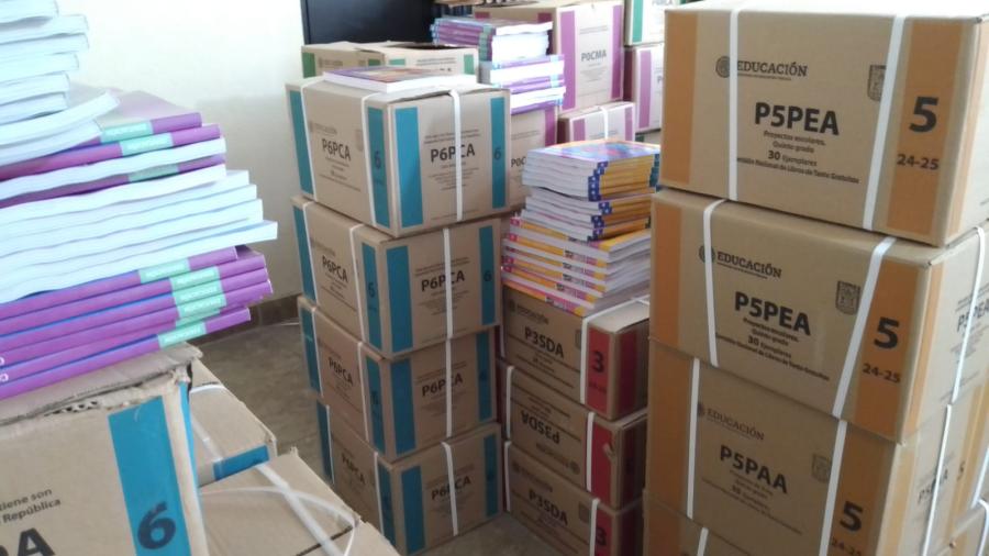Llegan libros de texto para próximo ciclo escolar 2024-2025