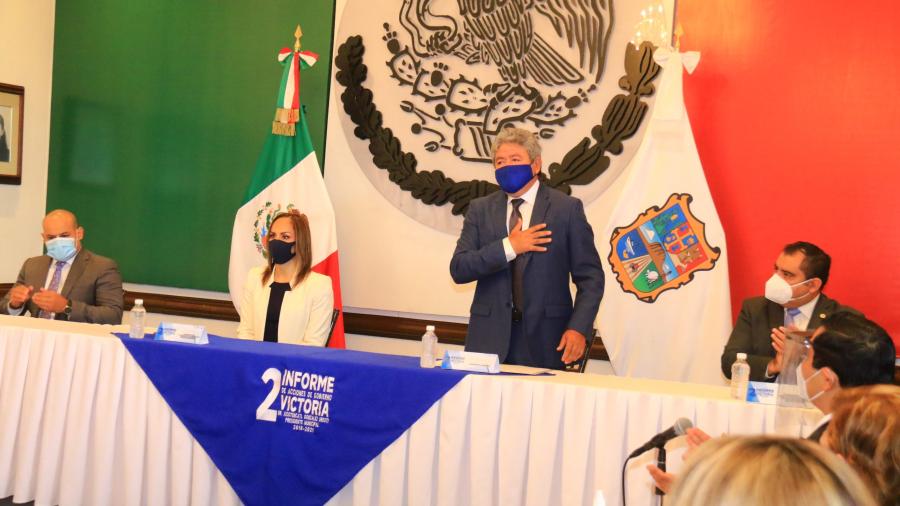 Rinde Xico Gonz&aacute;lez, Segundo Informe de Acciones de Gobierno