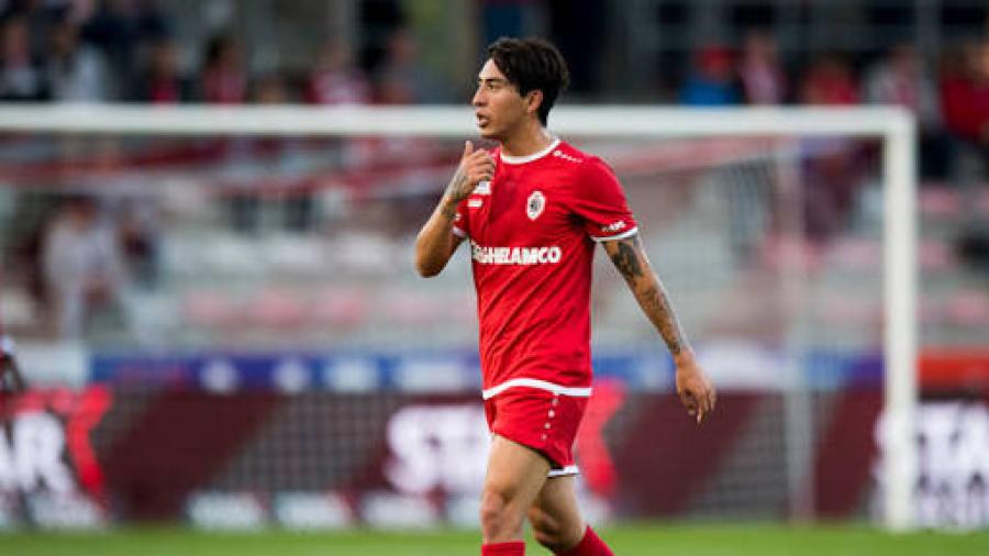 Omar Govea fue suspendido tres partidos en futbol belga