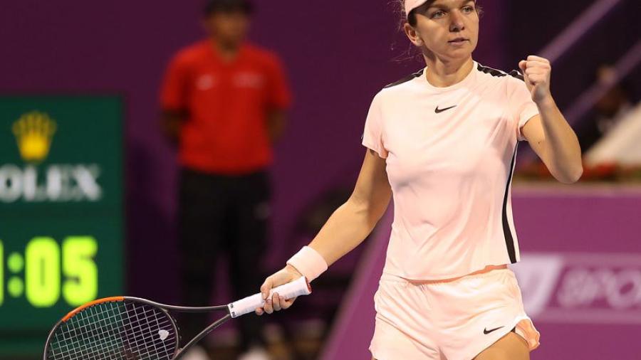 Simona Halep debuta con triunfo en el Abierto de Doha