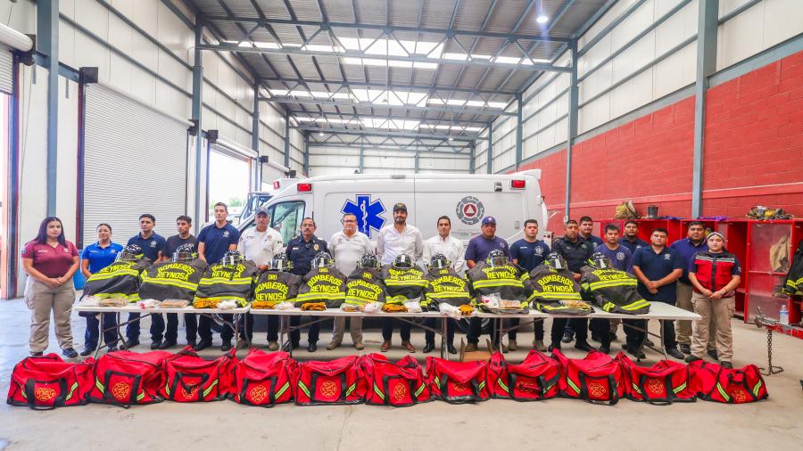 Fortalece Carlos Peña Ortiz labor de Protección Civil de Reynosa