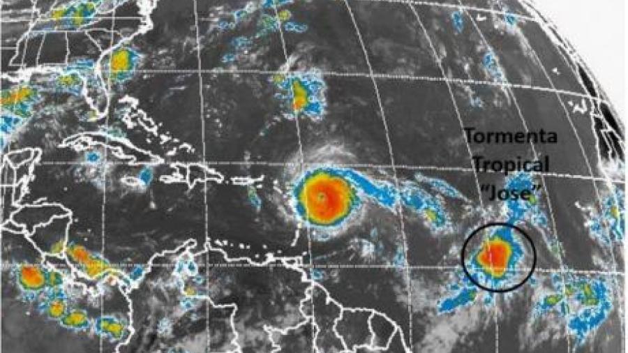 Se forma tormenta tropical `José´ en el Atlántico