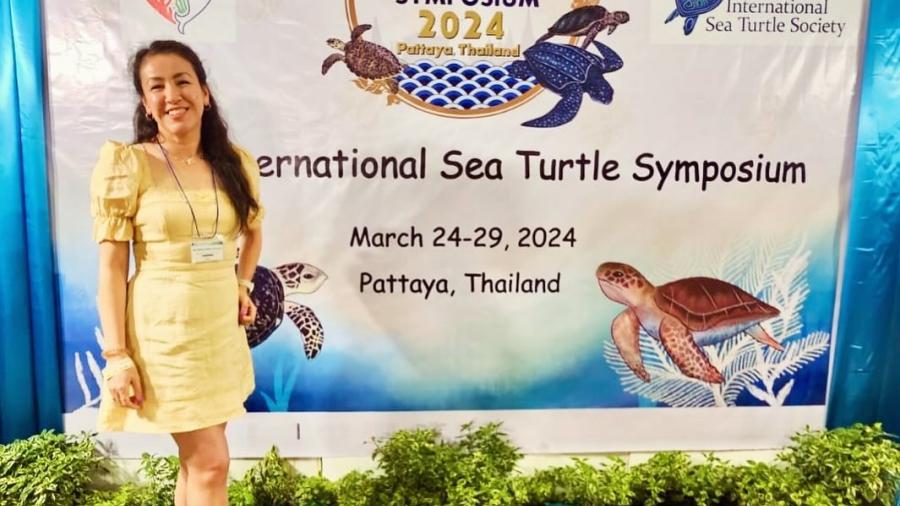 Investigadora de la UAT presenta en Tailandia estudio genético de las tortugas carey