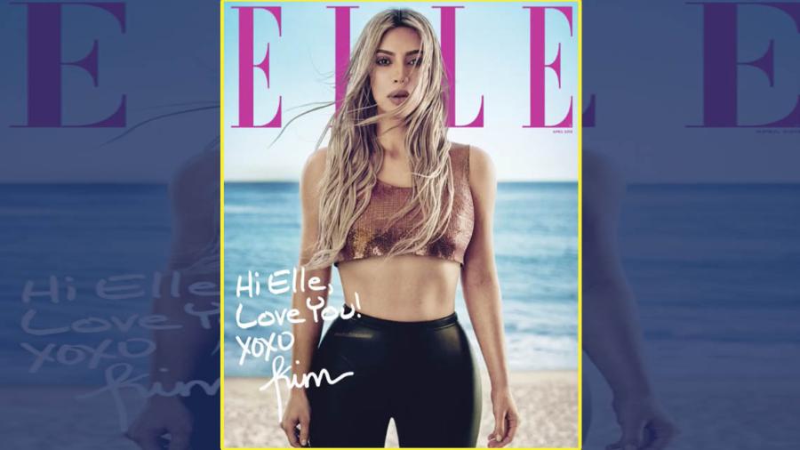 Las fotos de Kim Kardashian en ELLE