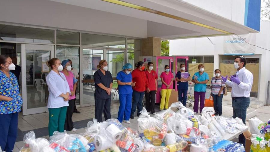 DIF Reynosa apoya al personal de salud que trabaja ante pandemia de COVID-19