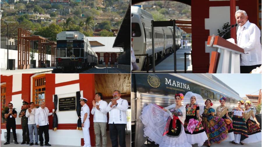 Inaugura AMLO primer tramo de Tren Interoceánico