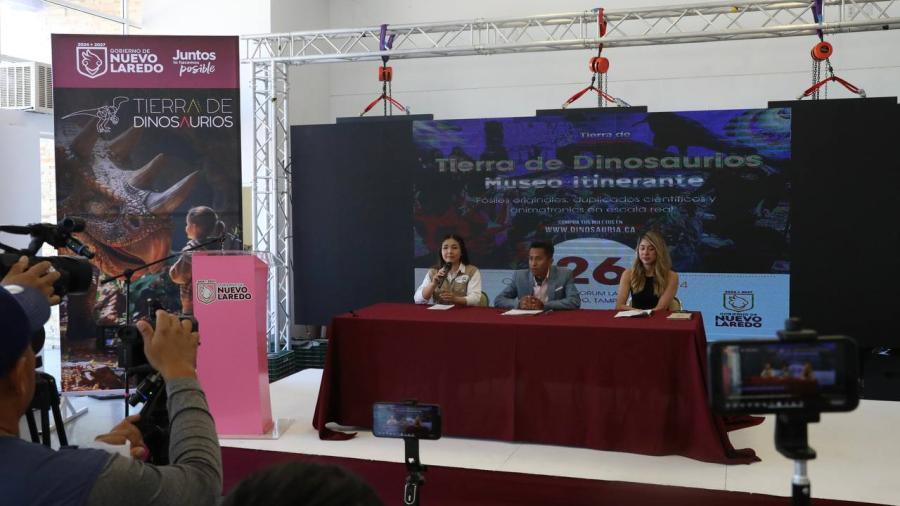 Llega a Nuevo Laredo exposición interactiva “Tierra de Dinosaurios”