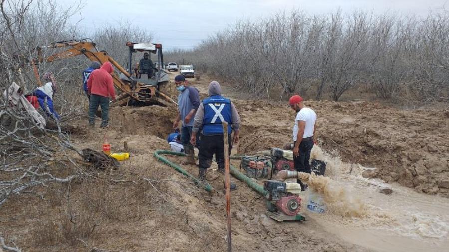 Repara COMAPA Reynosa importante fuga de agua